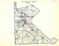 St. Francois County, Big River, Perry, Marion, Randolph, Iron, Pendleton, Liberty, Missouri State Atlas 1940c